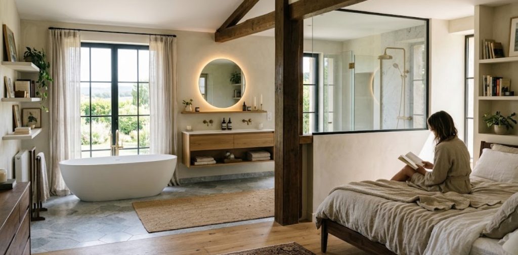 Salle de bain ouverte : inconvénients et solutions