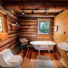 salle de bain en bois