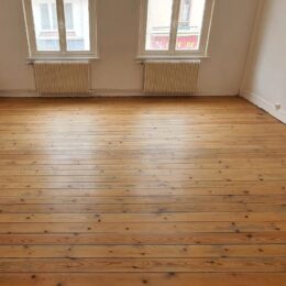 Rénovation d'un sol en parquet