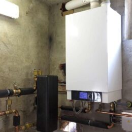 installation d'une chaudière à condensation