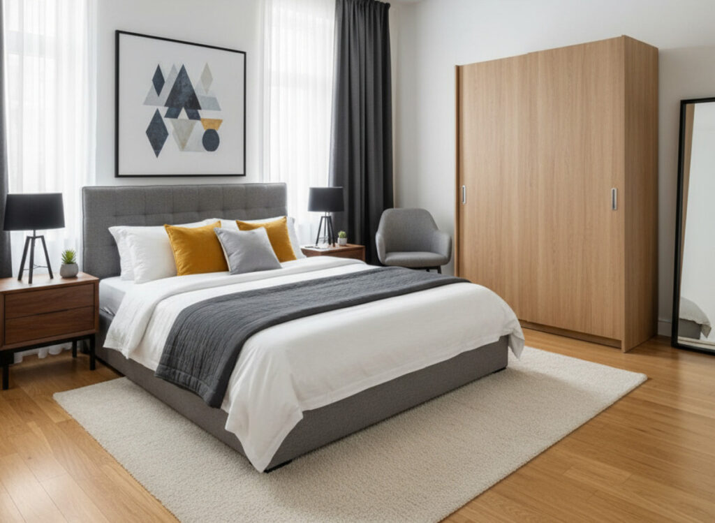 Parquet pour chambre moderne