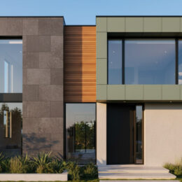 Couleurs de façades contemporaines