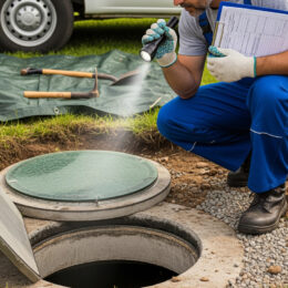 Inspection de fosse septique