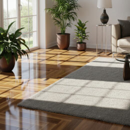 Vitrification de parquet