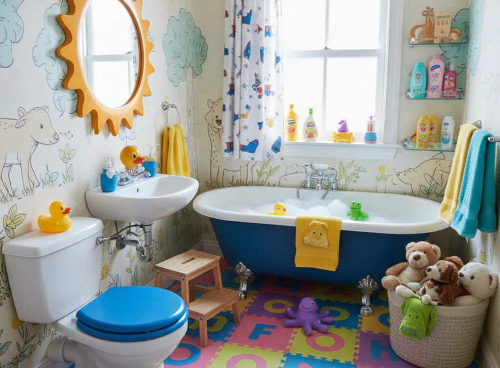 Styles de salle de bain pour enfant