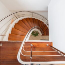 rampe d’escalier en aluminium