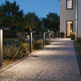 Bornes d'éclairage LED extérieur pour allées